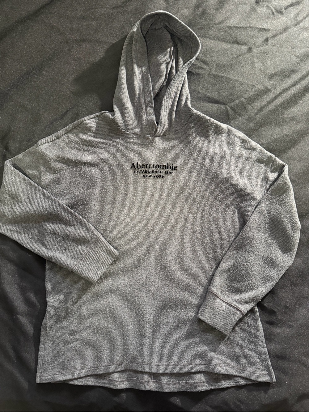 Abercrombie & Fitch Light Gray Crewneck Hoodie